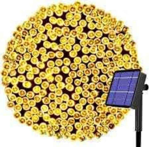 LUCES CON PANEL SOLAR COLOR AMBAR| ENVÍO GRATIS