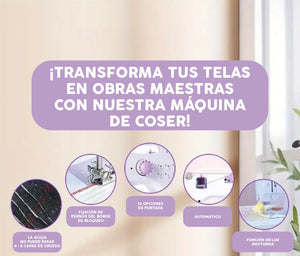 MÁQUINA DE COSER PREMIUM| ENVÍO GRATIS